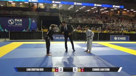 Connor Liam Stone vs Liam Cristyan Reis 2025 Pan Kids Jiu-Jitsu IBJJF Championship