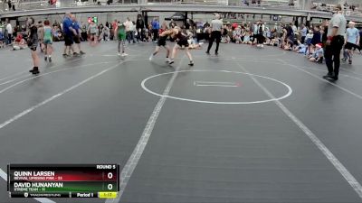 80 lbs Round 5 (6 Team) - Quinn Larsen, Revival Uprising Pink vs David Hunanyan, Xtreme Team