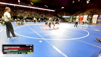 115 Class 1 lbs Quarterfinal - Carlynn Mynatt, Marshfield vs Addison Eddleman, Odessa