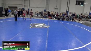 125 lbs 5th Place Match - Wyatt Gentzel, Cortland State vs Samuel Aponte, Roanoke College