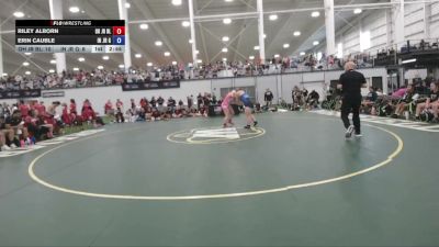 190 lbs Riley Alborn, Ohio Blue vs Erin Cauble, Indiana Gold
