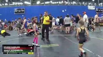 49 lbs Round 2 (6 Team) - Kinsley Kothenbeutel, The Funky Singlets vs Kyleigh Danielson, Untouchables White