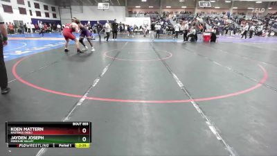 285 lbs Cons. Round 4 - Koen Mattern, Hastings (Neb.) vs Jayden Joseph, Missouri Valley