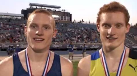 Joe and Jim Rosa 1-2 in two mile (8:44-8:51) 2010 New Balance Nationals