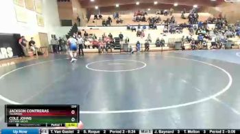 220 lbs Cons. Round 2 - Cole Johns, Cottage Grove vs Jackson Contreras, Tillamook