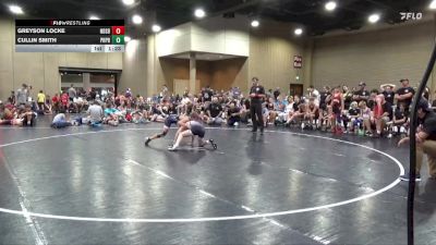 95 lbs Round 6 (8 Team) - Greyson Locke, North DeSoto Blue WA vs Cullin Smith, Panhandle Pittbulls