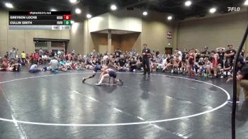 95 lbs Round 6 (8 Team) - Greyson Locke, North DeSoto Blue WA vs Cullin Smith, Panhandle Pittbulls
