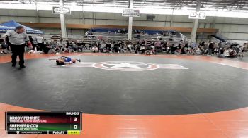 55 lbs Round 3 - Shepherd Cox, Kuna Klub Wrestling vs Brody Femrite, Timberline Youth Wrestling