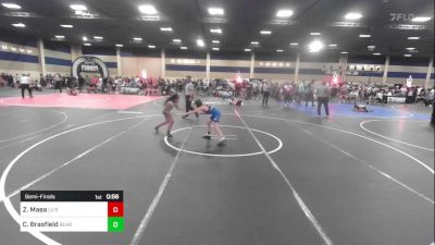 87 lbs Semifinal - Zorian Maea, LV Bears WC vs Collin Brasfield, Bear WC