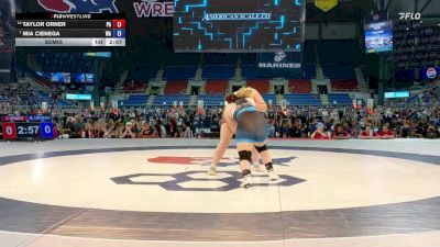 207 lbs Semis - Taylor Orner, PA vs Mia Cienega, WA