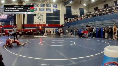 107 lbs Consy 3 - Warren Woleslagle, Elizabeth Forward vs Michael Pierro, North Catholic
