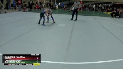 60 lbs Cons. Semi - Landon Bekaert, Heartland Wrestling Academy vs Augustine Malecha, Minnesota