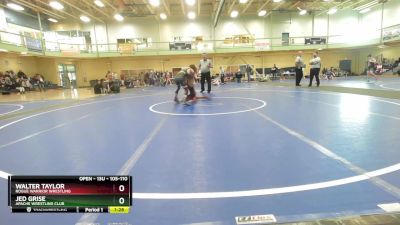 105-110 lbs Semifinal - Jed Grise, Apache Wrestling Club vs Walter Taylor, Rogue Warrior Wrestling