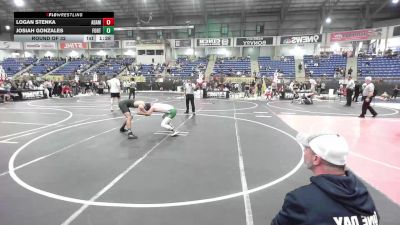 138 lbs Round Of 32 - Logan Stenka, Adams Central vs Josiah Gonzales, Fort Lupton Bluedevils
