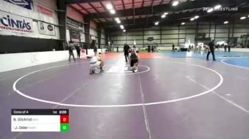 195 lbs Consi Of 4 - Brendan Gilchrist, Norwalk MadBulls vs Justin Osler, MarcAurele Wrestling