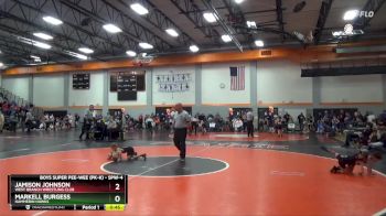 SPW-4 lbs Quarterfinal - Jamison Johnson, West Branch Wrestling Club vs Markell Burgess, Hammerin Hawks