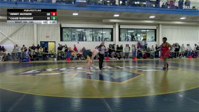 285 lbs Quarterfinal - Kenny Jackson, Oneonta State vs Caleb Burkhart, Wilkes