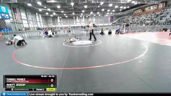 42-43 lbs Round 1 - Threej Perez, Othello Wrestling Club vs Rhett Jessop, Montana