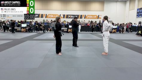 Ainsley Campbell vs Pallie Jones 2026 PBJJF Pan American Jiu-Jitsu Championships