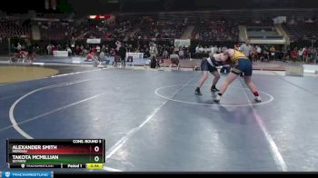 220 lbs Cons. Round 3 - Takota McMillian, Skyview vs Alexander Smith, Meridian