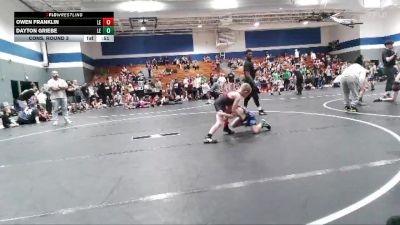 65 lbs Cons. Round 3 - Owen Franklin, Boney Crow`s Wrestling vs Dayton Griebe, Cobra Wrestling Club
