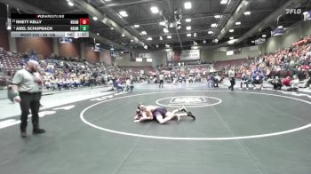 2A 106 lbs Cons. Round 3 - Rhett Kelly, North Summit vs Abel Schupbach, North Summit