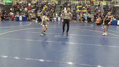 78 lbs Consy 2 - Travis Secrist, Peters Township vs Brayden Hopfer, SHWA