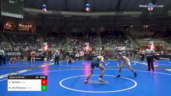 115 lbs Consolation - Speedy Walden, Choctaw Ironman vs Mason McPherson, Shawnee Takedown Club