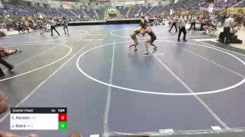 156 lbs Quarterfinal - Colin Parisien, Turtle Moutain WC vs Jack Byers, Enforcers Wr Ac