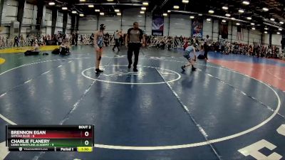 88 lbs Rd# 4- 2:00pm Friday Final Pool - Charlie Flanery, Lions Wrestling Academy vs Brennon Egan, Gotcha Blue