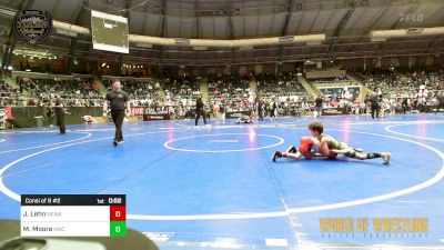 52 lbs Consi Of 8 #2 - John Lehn, Nebraska Wrestling Academy vs Madden Moore, Keystone Wrestling Club