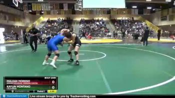 144 lbs Round 3 - Maleah Moreno, NexGen Regional Training Center vs Kaylin Montano, California