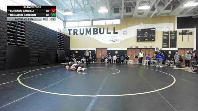 157 lbs Consi Of 8 #2 - Lorenzo Lanzilli, Ridgefield vs Benjamin Carlson, Hall