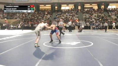 215-2A/1A Cons. Round 1 - Nolan Scott, Snow Hill vs Darrius Simms, Lansdowne