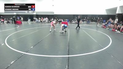 126 lbs Kaison Schreier, Team Missouri vs Dominic Brown, Team Indiana Blue