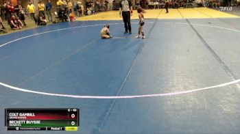 40 lbs Semifinal - Colt Gambill, Grand Rapids vs Beckett Buysse, Minneota