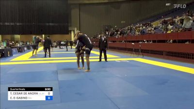 THIAGO CESAR DE ANDRADE SILVA vs CALON F ESKELI-SABINO 2023 Pan IBJJF Jiu-Jitsu No-Gi Championship