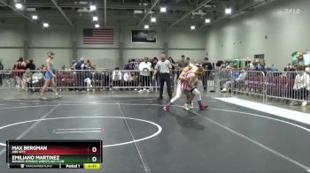 150 lbs Cons. Round 1 - Emiliano Martinez, Bonner Springs Wrestling Club vs Max Bergman, Ark City