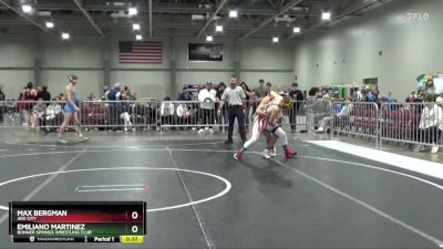 150 lbs Cons. Round 1 - Emiliano Martinez, Bonner Springs Wrestling Club vs Max Bergman, Ark City