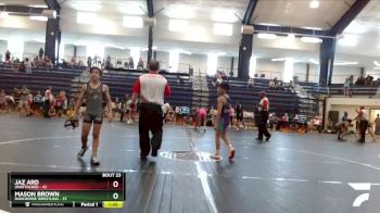 80 lbs Round 4 - Mason Brown, Darkhorse Wrestling vs Jaz Ard, Unattached