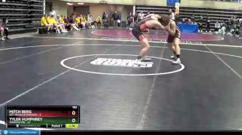 182 lbs Quarterfinals (8 Team) - Mitch Berg, GET-Melrose/Mindoro vs Tyler Humphrey, Washington