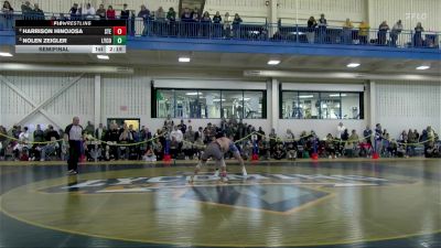 174 lbs Semifinal - Nolen Zeigler, Lycoming vs Harrison Hinojosa, Stevens