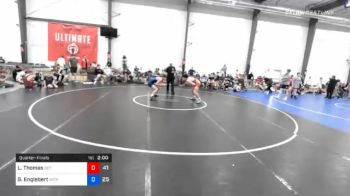 77 kg Quarterfinal - Luke Thomas, Beca Gold vs Grant Englebert, Aviators