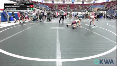 64 lbs Quarterfinal - Nixon Goodspeed, Rough Riders vs Lane Plumlee, Mustang