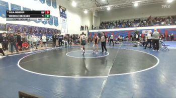 125 lbs Champ. Round 1 - Brindle Beckner, Potlatch vs Lela Rehder, Lewiston