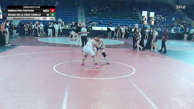 145 lbs Quarterfinal - Emmalynn Piattoni, Marshwood vs Zulma De La Cruz Carillo, New Bedford