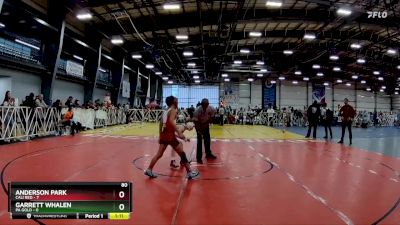 80 lbs Rd# 10- 4:00pm Saturday Final Pool - Garrett Whalen, PA Gold vs Anderson Park, Cali Red