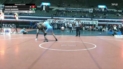 197 lbs Placement (16 Team) - Charles Dunn, Johns Hopkins vs Isaiah Manning, Greensboro College
