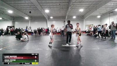 60 lbs Quarterfinal - Luke Waters, Richmond Hill Wrestling Club vs Knox Payne, Unaffiliated