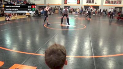 86 lbs Round 1 - Elijah McEowen, Big Game Wrestling Club vs Crew Shedek, North Liberty Wrestling Club